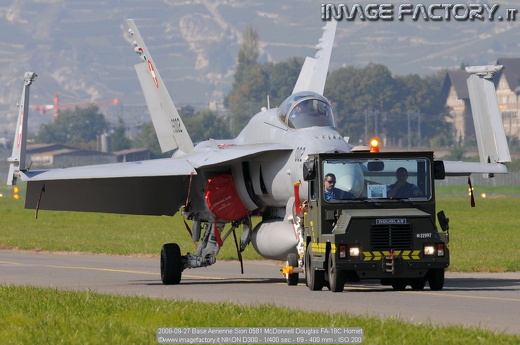 2008-09-27 Base Aerienne Sion 0581 McDonnell Douglas FA-18C Hornet